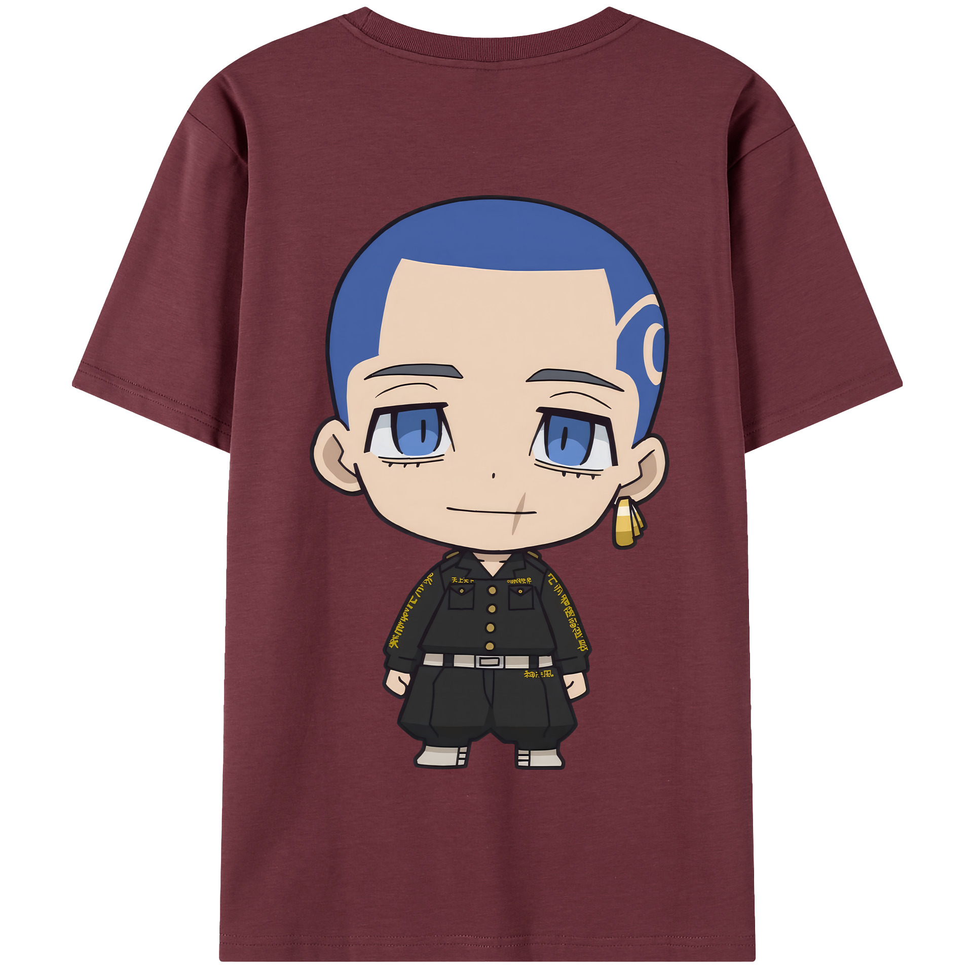 （画像用） 東京リベンジャーズ Tokyo Revengers 綿100％半袖Tシャツ（背面プリント）